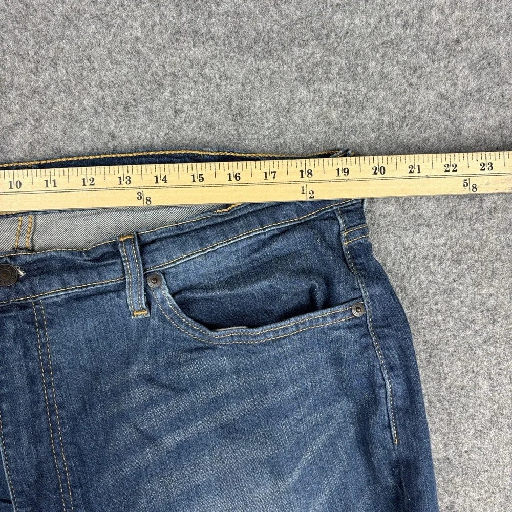 Levi's 505 Jeans Mens 40x32 (Fits 38x32) Straight Leg Dark Wash Classic Blue EUC